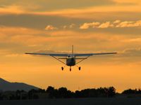  - Cessna in the sunset - by SkyNevada - Brad Campbell