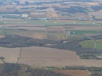  @ Mettel Field Airport - Looking north from 4500' - by Bob Simmermon