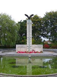  - Polish airmen memorial adjacent to RAF Northolt Airfield. - by Roger Winser