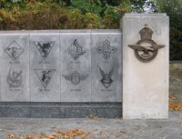  - At the Polish airmen memorial adjacent to RAF Northolt. - by Roger Winser