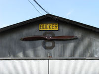  - Pat Quinn's Aviation Museum of Santa Paula Bucker Hangar-closeup  - by Doug Robertson