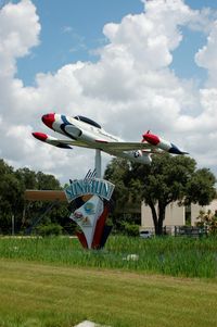  - Lockheed Shooting Star on Sun 'n Fun Sign at Lakeland Linder Regional Airport, Lakeland, FL - by scotch-canadian