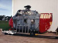  - Photograph by Edwin van Opstal with permission. Scanned from a color print. Carcass of a Westland S-55 Whirlwind at HMAS Albatross, Nowra. - by red750