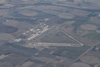  - Great Bend, Kansas - Great Bend Municipal Airport from 27,000' on a 067 heading on board UAL696.  - by Mark Kalfas