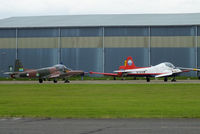  - Jet Provost's G-VIVM and G-PROV at the Air Britain flyin - by Chris Hall