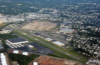  - Linden Airport, as seen from the east.  It is just due south of Newark Liberty International (EWR). - by Daniel L. Berek