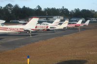  - Planes on the ramp at Live Oak - by Bob Simmermon