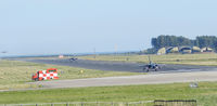  - a trio of JBG-32 Tornado ECR's ,46+36,46+49 & 46+24,landing on runway 27 after a Joint warrior mission - by Mike stanners