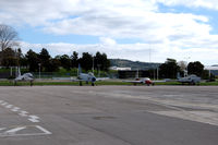 - Aircraft of the Museu do Ar on the platform in front of its hangars at Sintra Air Base, Portugal. These are: T-38A, F-86F, T-37C and T-33A, all of the Portuguese Air Force. - by Henk van Capelle