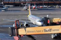  - Business as usual around stand 12 at Terminal A.... - by Holger Zengler