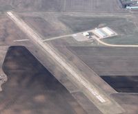 - Aerial view of the Sauk Centre Municipal Airport from 4000'. - by Kreg Anderson