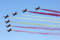  @ LFMY - 60 years Patrouille de France : Spanish aerobatic team Aguila - by BTT