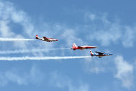  @ LFMY - 60 years Patrouille de France : Alphajet, F-5E, TS11 - by BTT