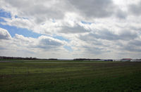  - Dayton - Wright Brothers Airport, as seen from the southern end.  The buildings are all along the northern perimeter. - by Daniel L. Berek