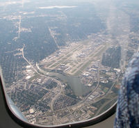  - Dallas Love Field as seen on approach to DFW - by Ronald Barker