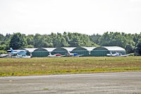  @ Blackbushe Airport - New hangarage in place in aircraft park - by OldOlympic