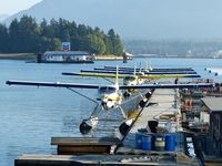  - A quiet Sunday morning overlooking Harbour Air terminal in Coal Harbour. - by M.L. Jacobs