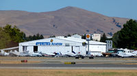  - Sterling Aviation hangar and ramp area. - by Bill Larkins