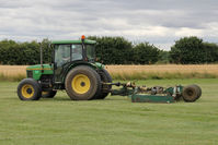  - Essential equipment for a grass airfield. Fishburn Airfield, UK. August 2013. - by Malcolm Clarke