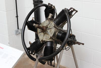  - 45 hp Anzani aero engine on display at the RAF Museum, Hendon. - by Graham Reeve