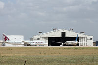  - Two Boeing 787's at the paint hangar - Meacham Field, Fort Worth, TX  - by Zane Adams