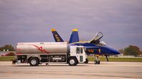 - Blue Angel 5 Refueling on Atlantic Aviation Ramp - by Travis Rader 269-591-0263
