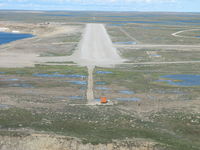  @ Cambridge Bay Airport - Short final runway 307T Cambridge Bay. - by Tim Kalushka