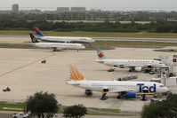 - In this shot at Tampa Int'l you can see 4 different airlines - by Ron Coates