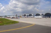  - Sultan Hasanuddin International Airport, Makassar, South Sulawesi - Indonesia. Apron from taxiway - by Frikkie Bekker