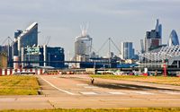  @ London City Airport - It's after noon on Sunday 8/12/2013 & LCY is opening up. - by Phil R Hamar