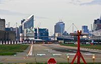  @ London City Airport - It's after noon on Sunday 8/12/2013 & LCY is opening up. - by Phil R Hamar