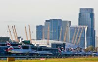  @ London City Airport - It's after noon on Sunday 8/12/2013 & LCY is opening up. - by Phil R Hamar