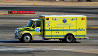  - Medic 301 responding at National - by Ronald Barker