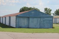  - old hangars at Plymouth Mettetal Airport - by Florida Metal