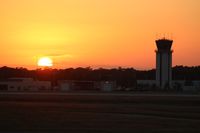  - Pensacola Tower with sunset - by Florida Metal