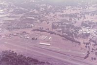  - Soon after runway realinement in 1979. Enjoyed the smell of the fresh cut wood from the (now closed) near by sawmill . Made my frist solo landing on the short runway..Longer runway helped prevent  accidents like a PA24 on  5-8-74 and a C210 on 9-4-73. - by S B J