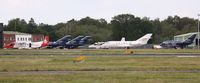  - Cobham apron with regular visitor UR-CLF - by John Coates