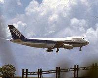  - An All Nippon Airways aircraft about to touch down at Faa'a in Tahiti, 1988. Registration JA8183? - by Stan Howe