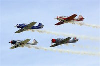  - Yak formation At 2016 Warbirds Over Wanaka Airshow , Otago , New Zealand - by Terry Fletcher