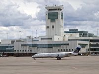  - A United a/c taxing  by a portion of Denver International Airport. - by Eric Olsen