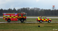  - Emergency vehicles in action at Edinburgh EGPH during an incident - by Clive Pattle