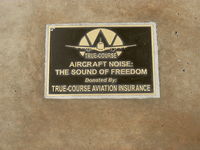  - True Course Aviation Tribute Plaque at CMA Aircraft Public View Park. - by Doug Robertson
