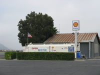  - Santa Paula Airport Self-Service SHELL 100LL Fuel Dock. Location: Midfield-North. Two pumps. Price unchanged. - by Doug Robertson