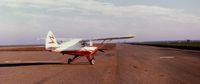  - 05D at 1Q4 with view south. While not much there, it is still  as good as it was when built during WW2- for pratice. Had a legal aerobatic box on east side. Over the years, have watched some very good aerobatic pilots and some not so good. - by S B J