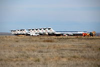  - American Airlines DC9-8x line up at Roswell New Mexico - by Pete Hughes