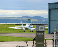  - Tayside Aviation area at Dundee Riverside EGPN.  - by Clive Pattle