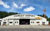  - The whole airport is built to look like a 1930s period airfield. Privately owned for general aviation use, also home of the EAA AirVenture Museum. - by Jean M Braun