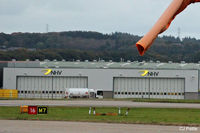  - The NHV Helicopters hangar at ABZ - by Clive Pattle