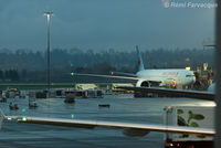  - A foggy evening. View north from Air Canada domestic terminal - by Remi Farvacque