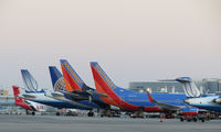  - Early morning on the south ramp of Concourse B. - by Gerald Howard
